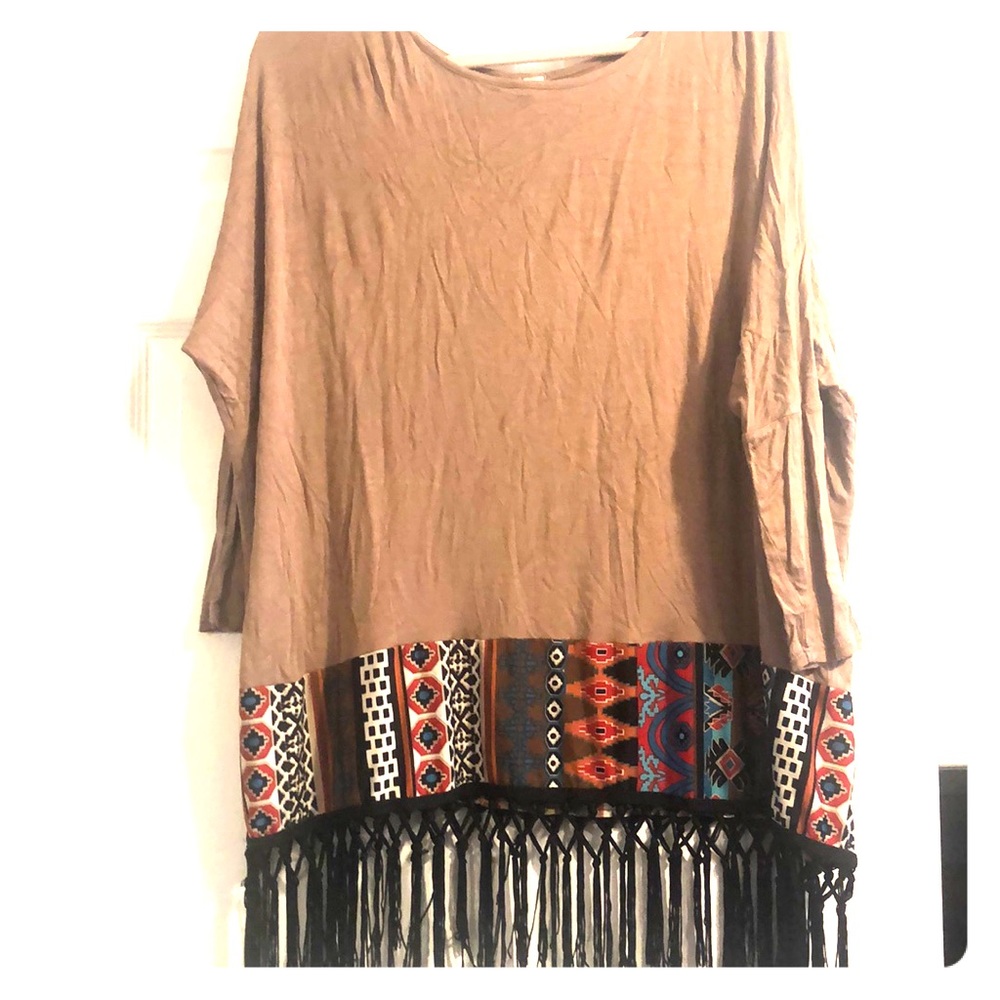 Fringe shirt/dress